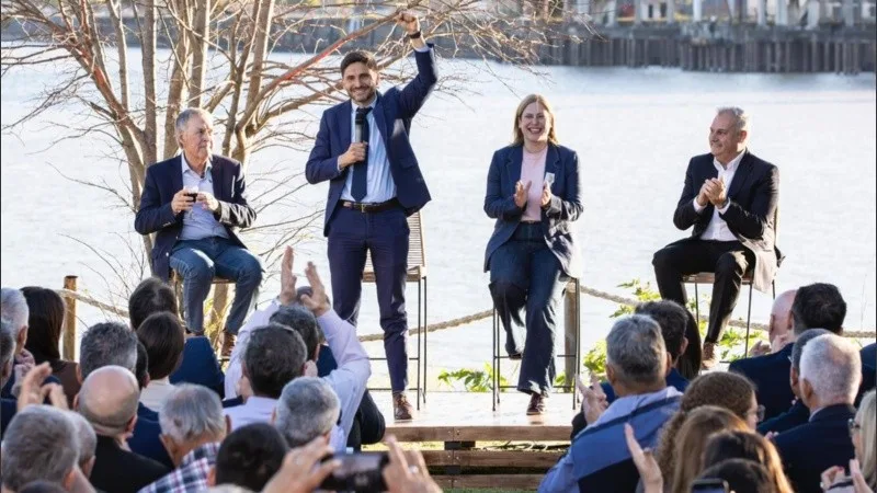 Contra la “dilapidación K” y la “timba financiera” libertaria, Pullaro y Schiaretti lanzaron la campaña electoral de Provincias Unidas en Santa Fe