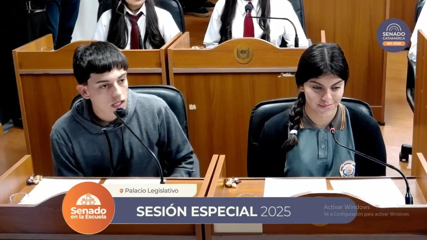 Estudiantes catamarqueños presentaron sus interesante proyectos de ley en una nueva edición de El Senado en la Escuela