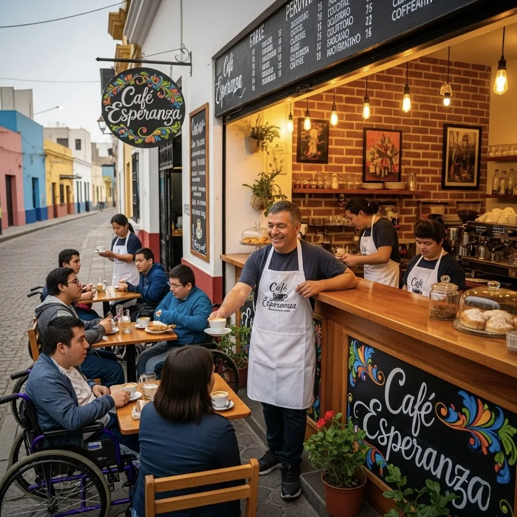 Tomado de Redes: “Cuando creas que no sirves para nada… empieza por servir un café, y mira lo que pasa”