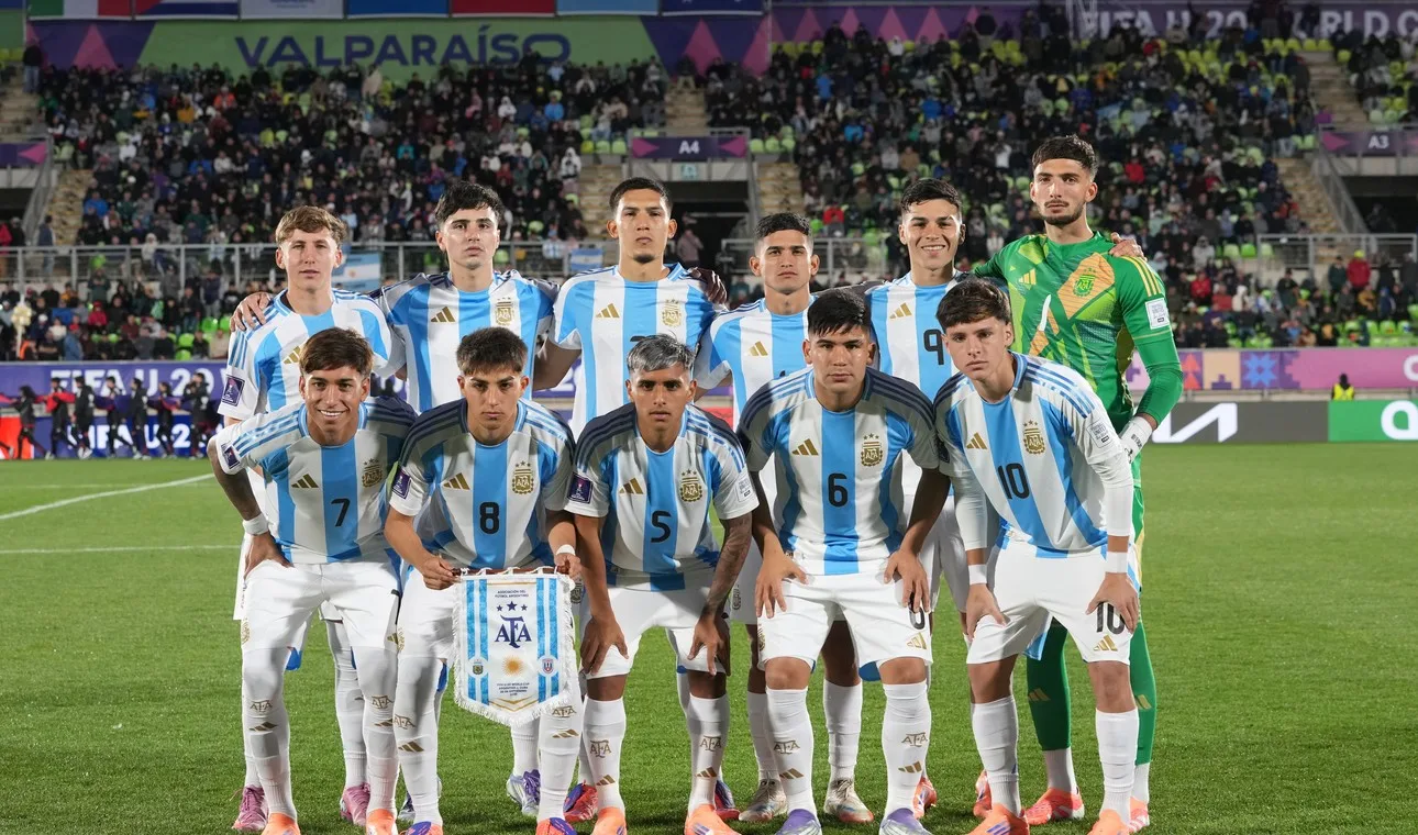 Hoy miércoles, Argentina Sub-20 vs Australia: horario, TV y cómo ver el partido del Mundial de Chile 2025