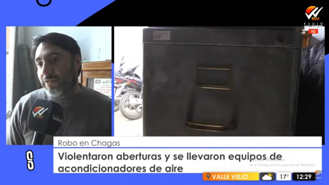 Catamarca: robaron un aire acondicionado en el edificio de Chagas