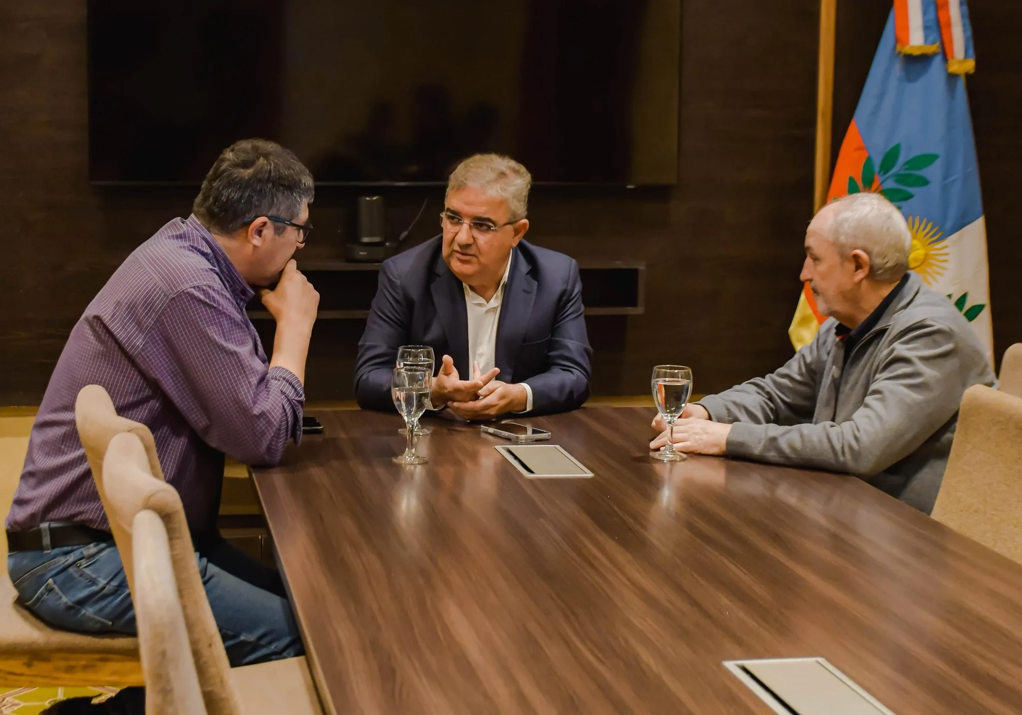 El Gobernador Raúl Jalil recibió a la Federación de Trabajadores de Industrias de la Alimentación