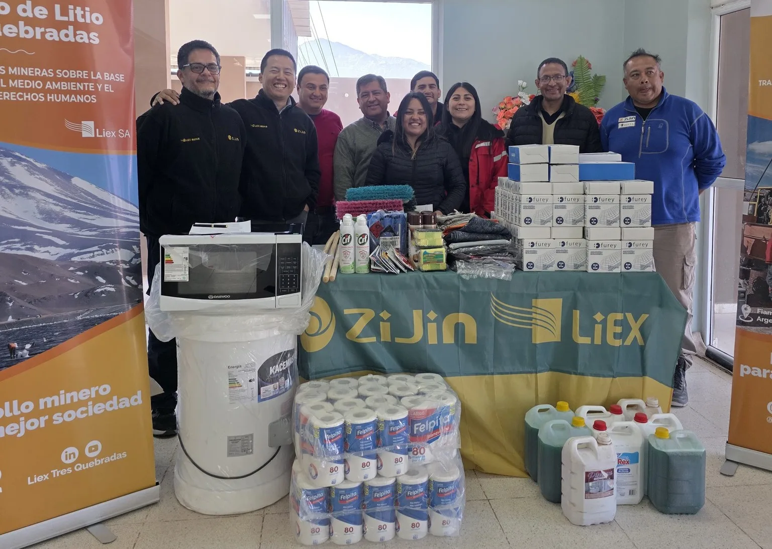 Zijin-Liex reforzó su compromiso con la Salud Pública de Fiambalá