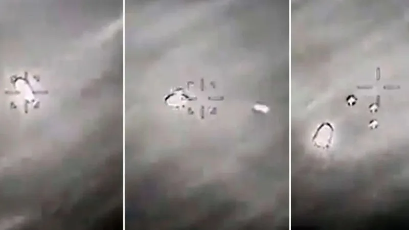 Video: imágenes de radar muestran un misil Hellfire que rebota sobre un OVNI