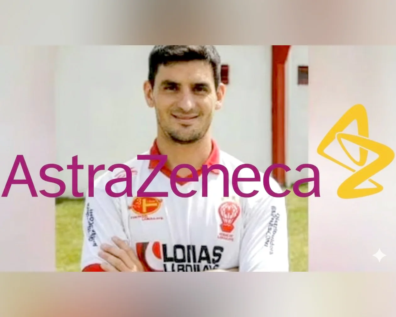 Demandan a AstraZeneca por presunta relación entre la vacuna y la muerte de un futbolista