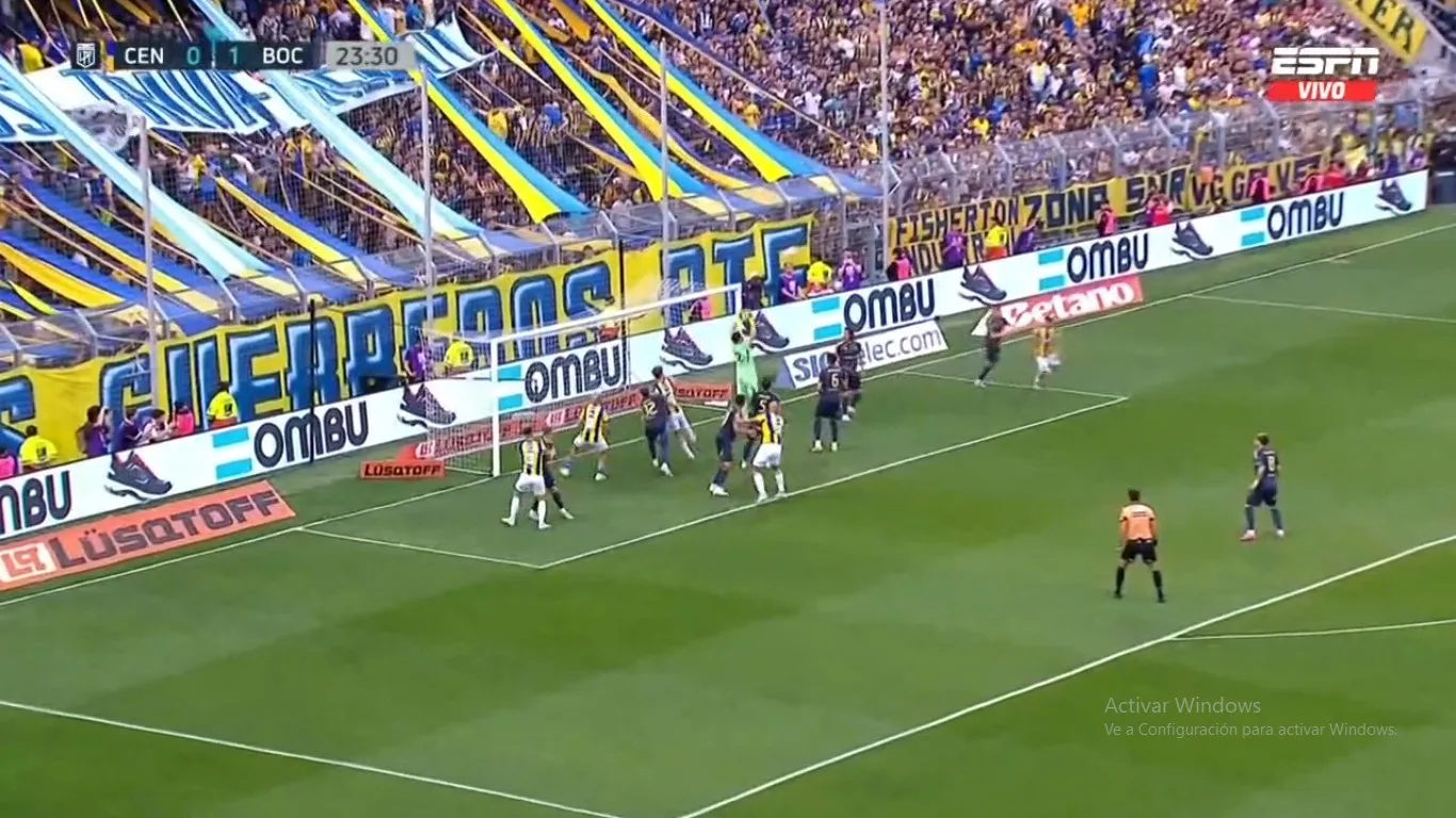 Con golazo olímpico de Ángel Di María, Central le empató a Boca 1 a 1 por el Torneo Clausura
