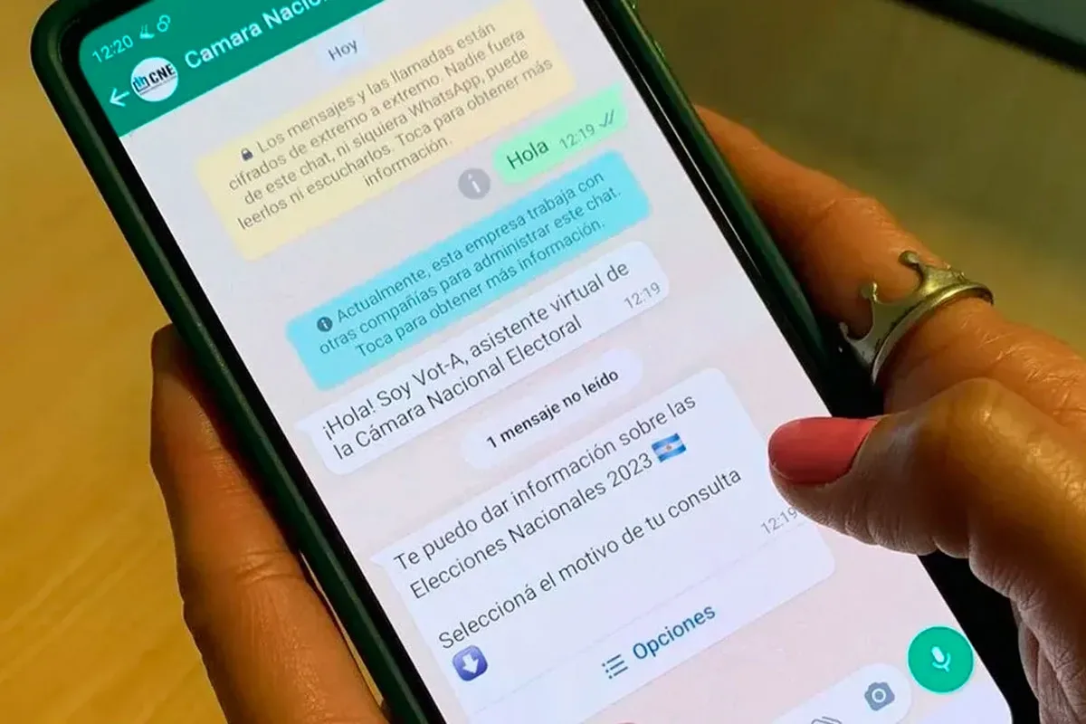 Elecciones 2025: cómo funciona el chatbot oficial que responde dudas sobre el voto