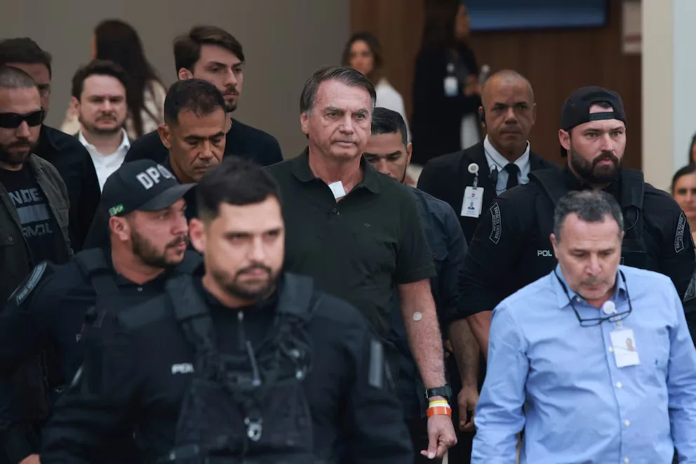El ex presidente de Brasil Jair Bolsonaro fue diagnosticado con cáncer de piel