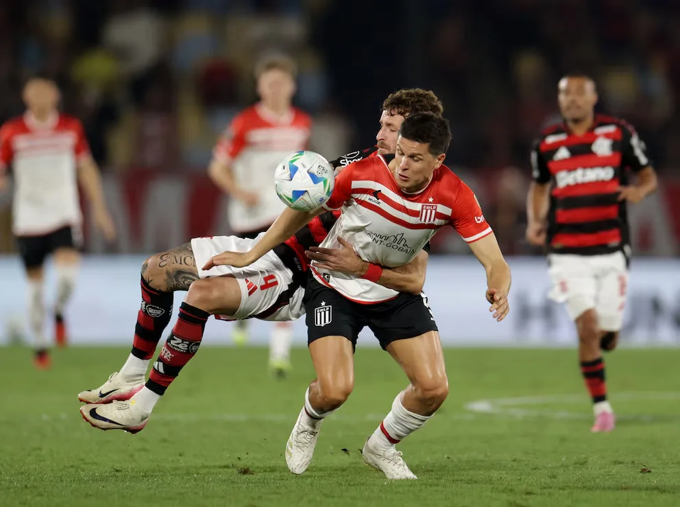 Estudiantes perdió 2-1 con Flamengo en el Maracaná por la ida de los cuartos de final de la Libertadores