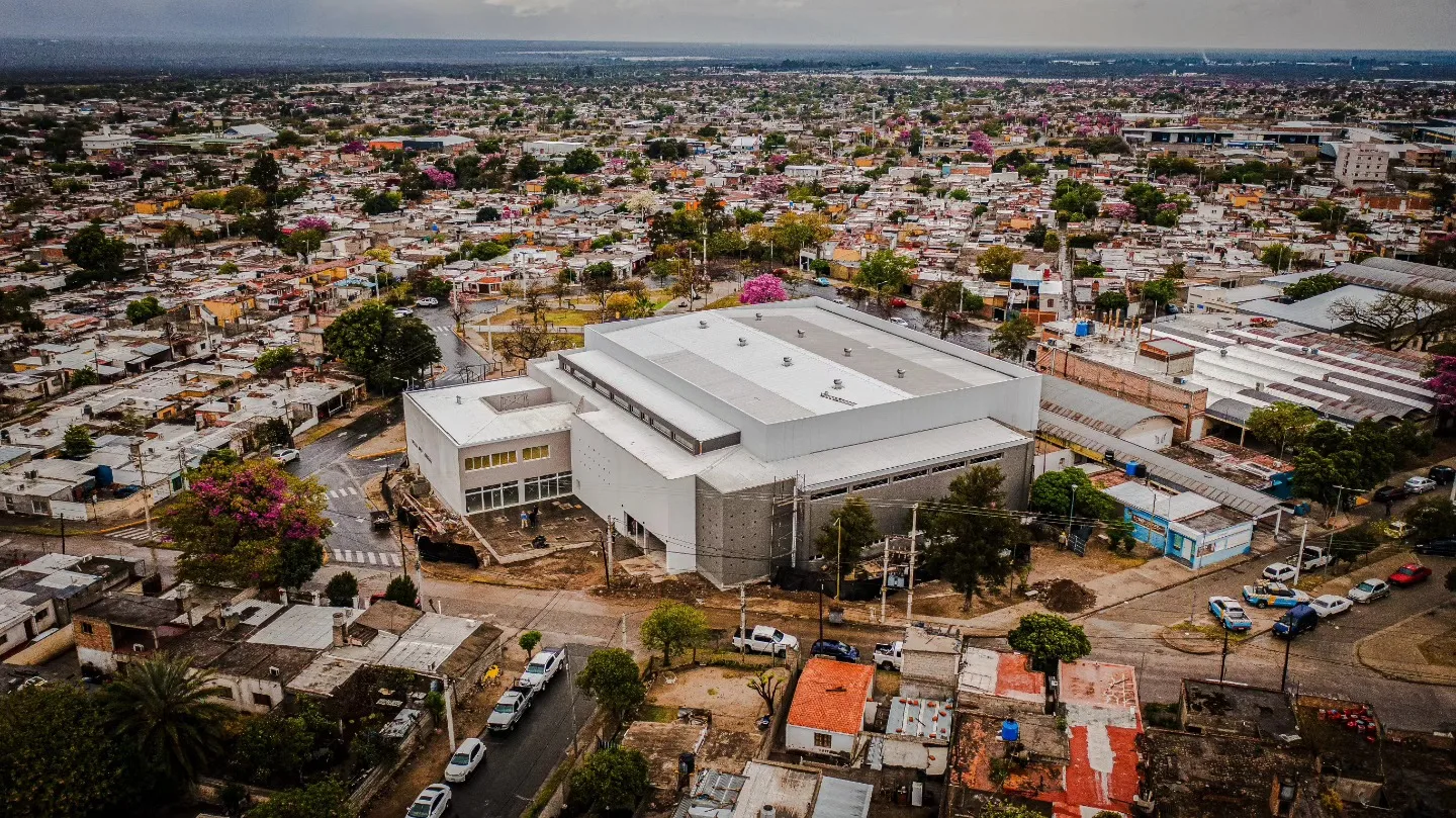 Catamarca: así se ve el avance de la obra en el Polideportivo Mil Viviendas