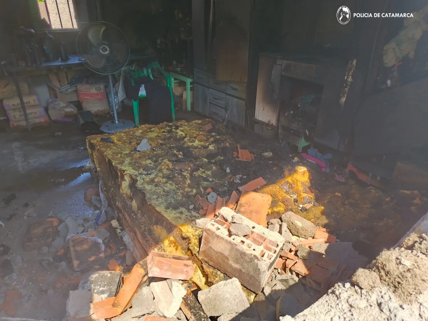 Catamarca: por un incendio en San Isidro, detienen a un hombre en Sumalao