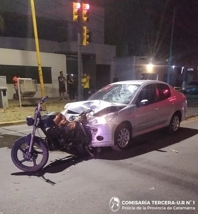 La información oficial de la Policía de Catamarca por la muerte del motociclista en Villa Parque Chacabuco