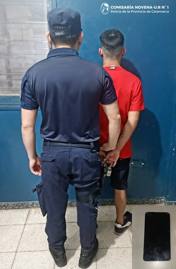 Catamarca: detienen a joven de 18 años que ofrecía a la venta un celular arrebatado