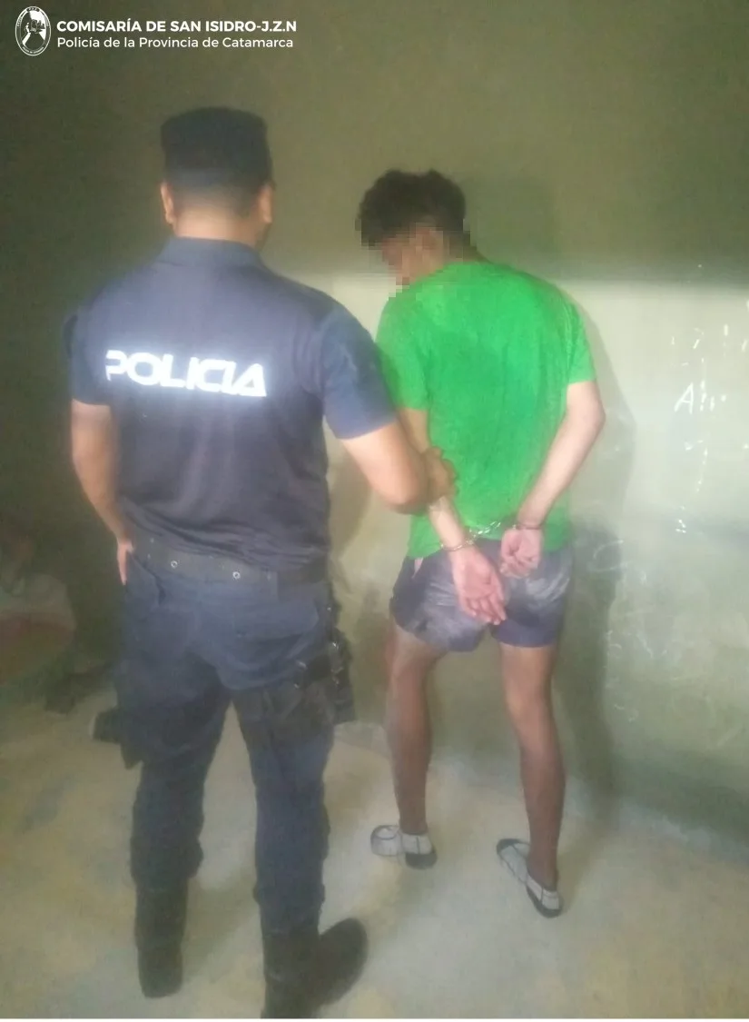Catamarca: detienen a un joven violento en Valle Viejo