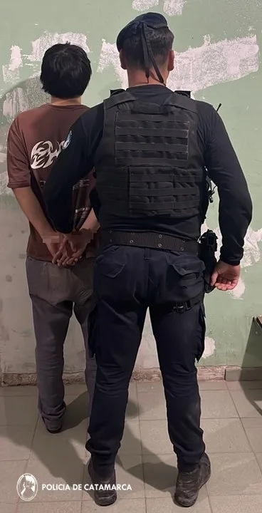 Catamarca: persecución y detención de un joven, demoran a un adolescente y secuestro de elementos robados