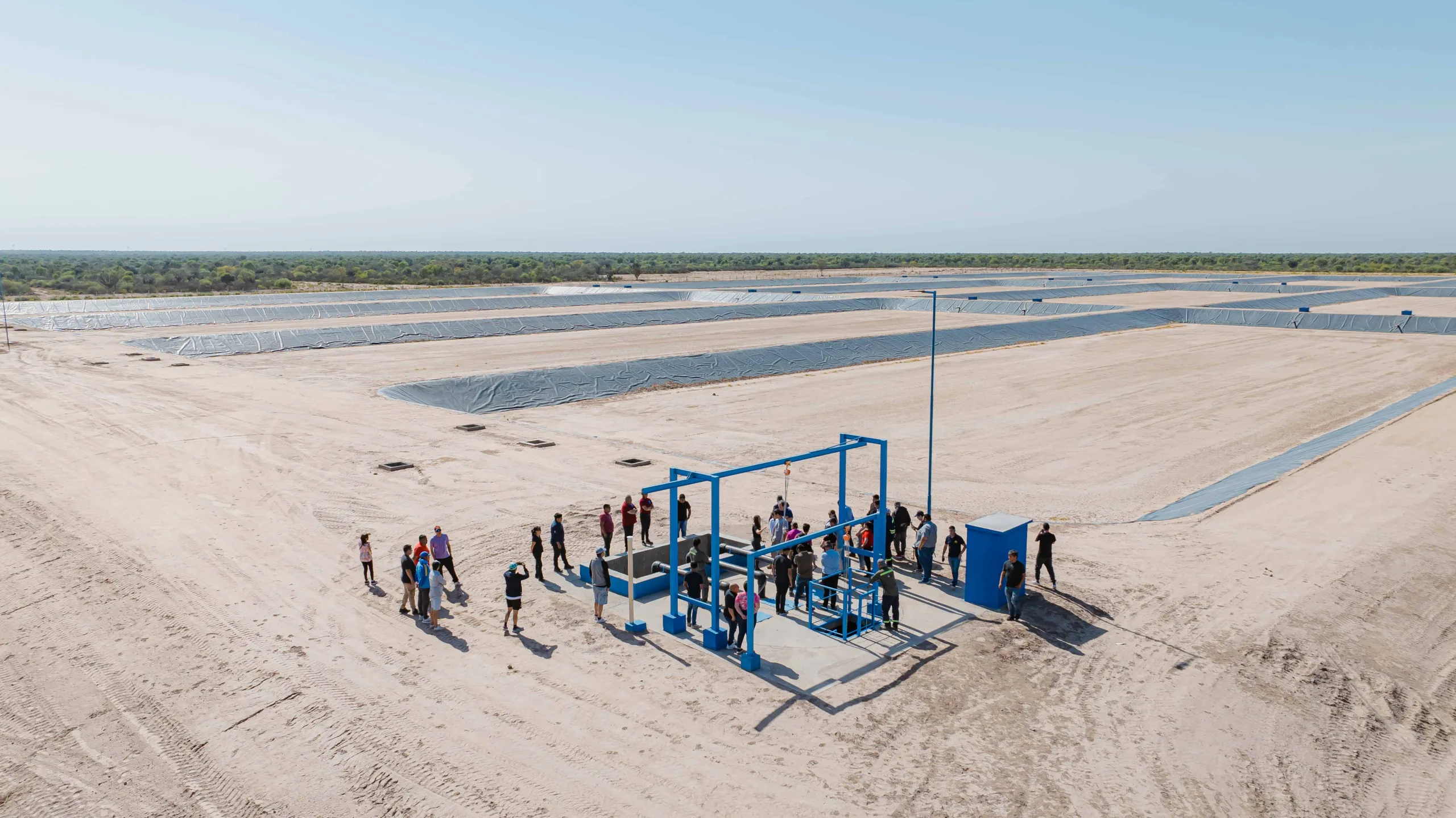 Catamarca: Raúl Jalil visitó la nueva Planta de Tratamiento de Efluentes Cloacales de Recreo
