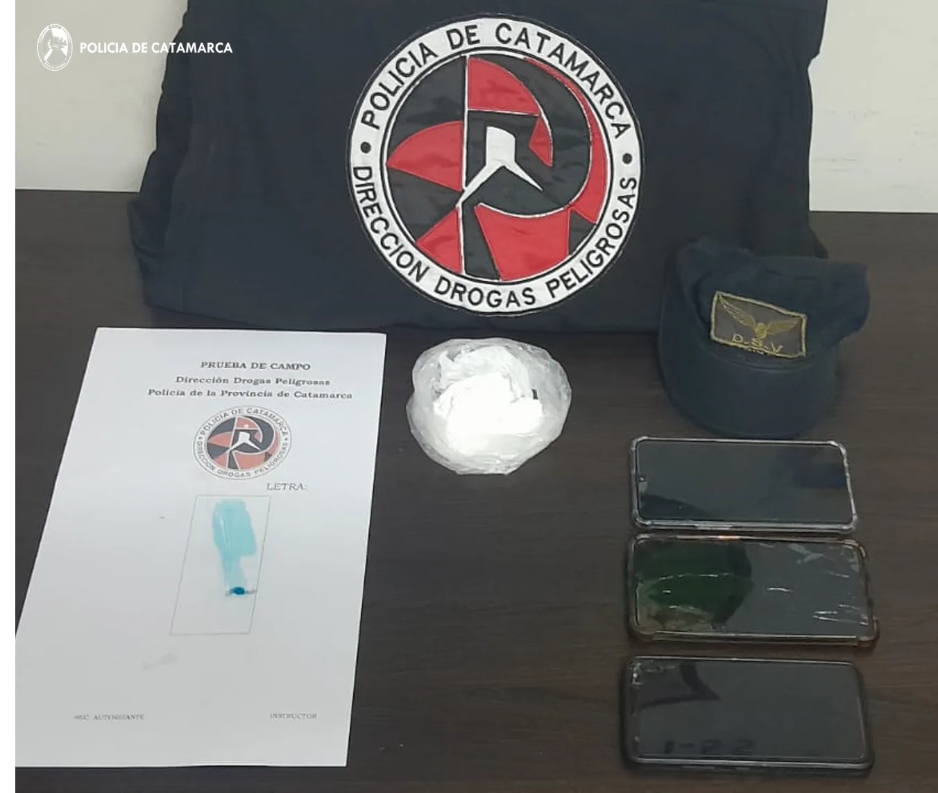 Catamarca: detienen a un hombre con cocaína en un control vehicular