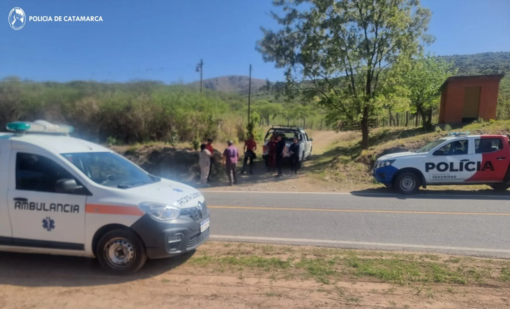 Catamarca: policías rescataron a un hombre descompensado en Ambato