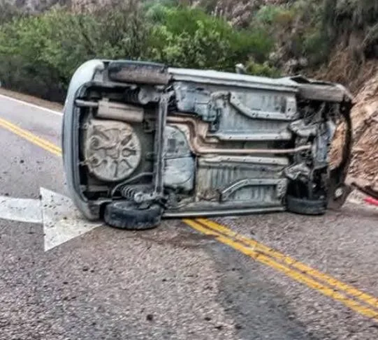 Catamarca: volcó un auto en Belén