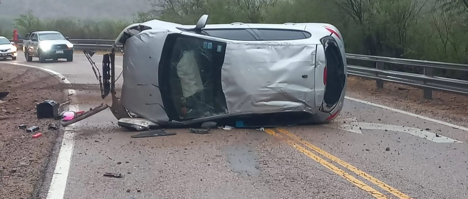 Catamarca: volcó un auto en Belén
