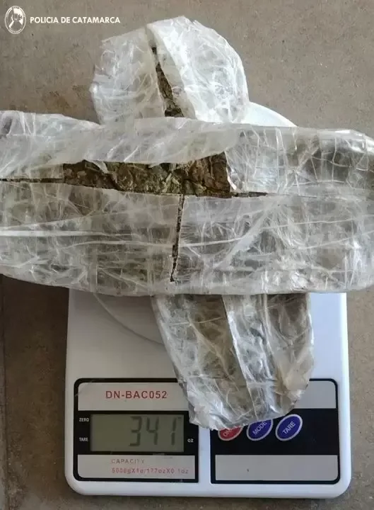 Secuestran en Catamarca más de 7 kilos de marihuana