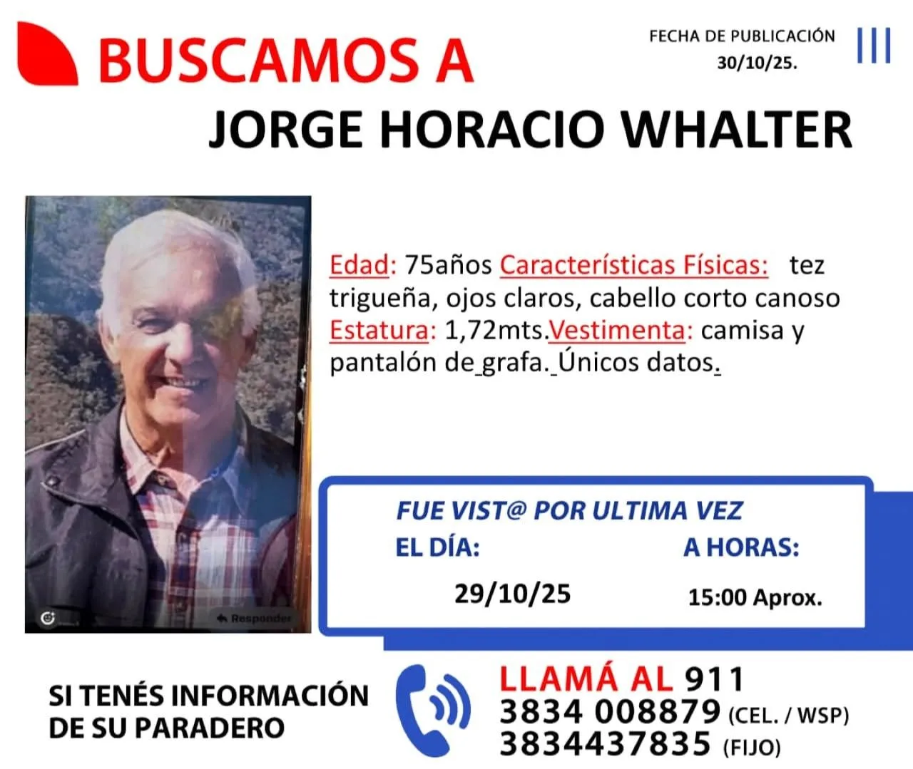 Hallaron sin vida al hombre que era buscado desde hacía dos días en Catamarca