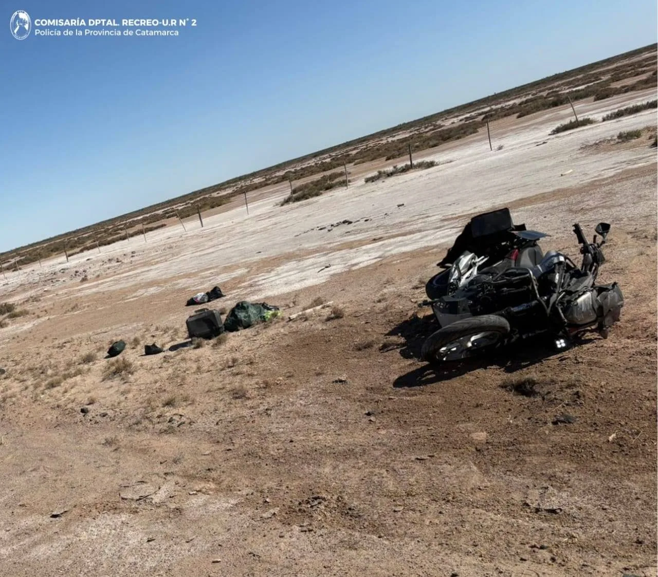 Catamarca: murió un motociclista en La Paz