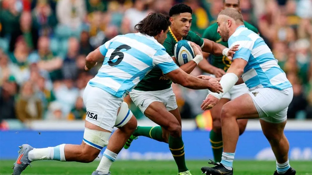 Los Pumas cayeron 29-27 en el último partido del Rugby Championship en Londres y los Springboks se coronaron campeones