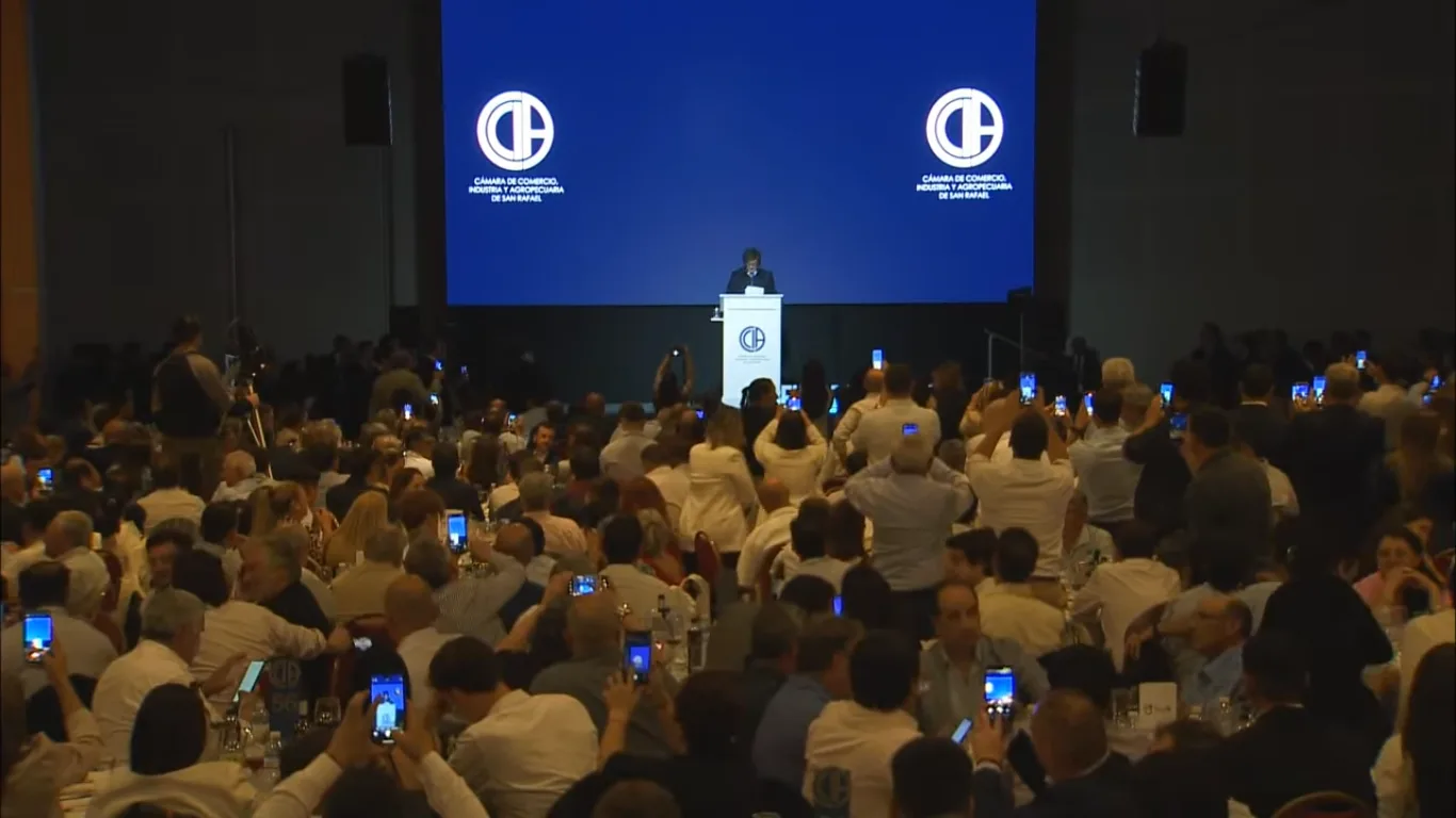 Milei en Mendoza: “El Estado no produce riqueza, solo destruye valor cuando se mete donde no debe”