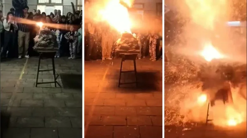 Video: una explosión en una feria de ciencias escolar dejó 16 heridos y una alumna podría perder un ojo
