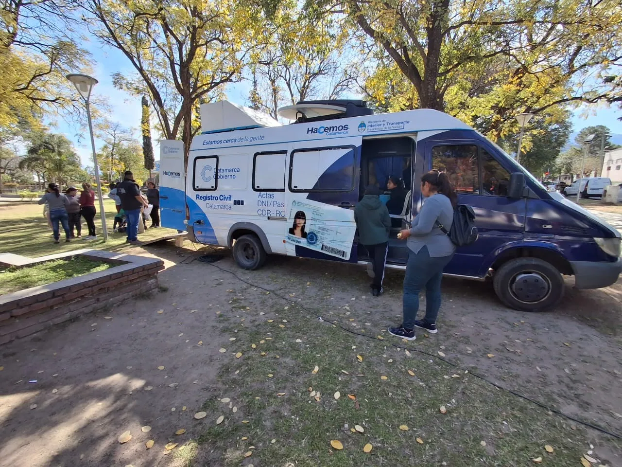 El Registro Civil de Catamarca realizó más de 160 trámites a través del Móvil de Documentación Rápida