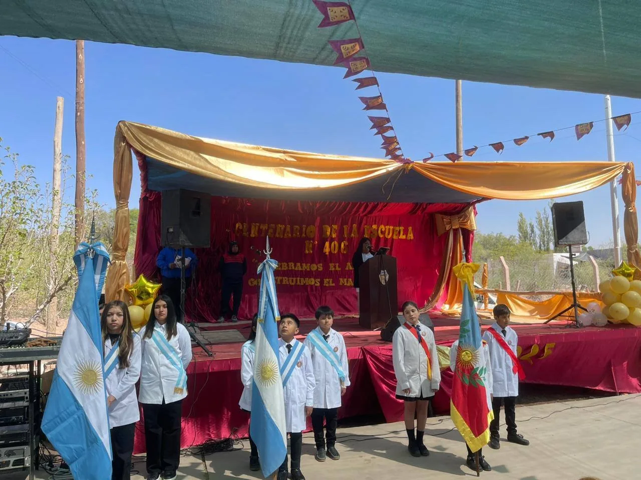 Catamarca: la Escuela N°406 de Palo Blanco celebró sus 100 años con un emotivo acto