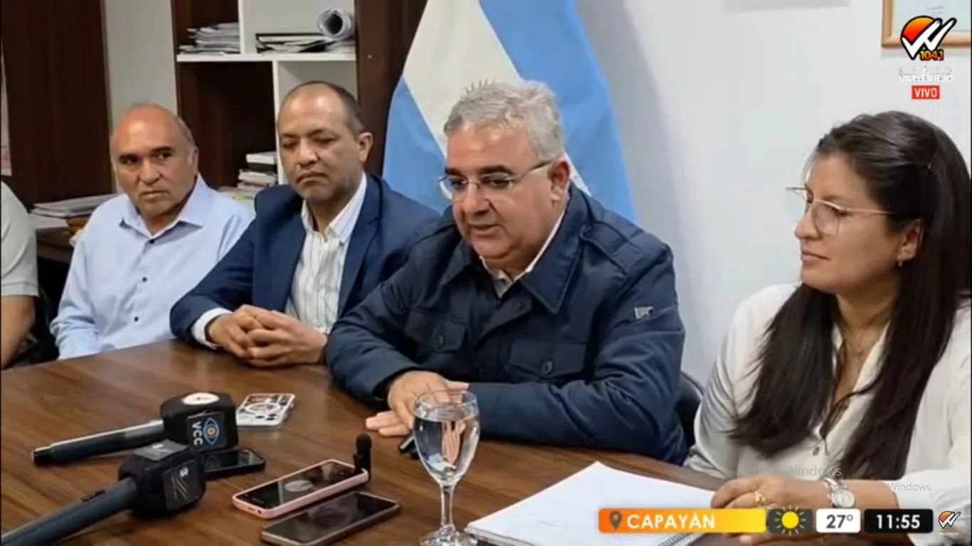 Raúl Jalil inició agenda en el Oeste con visita a obras en Santa María