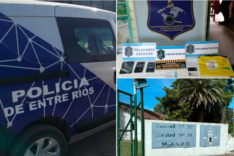 Desde la cárcel, un preso extorsionó a niña entrerriana y le exigía contenido sexual