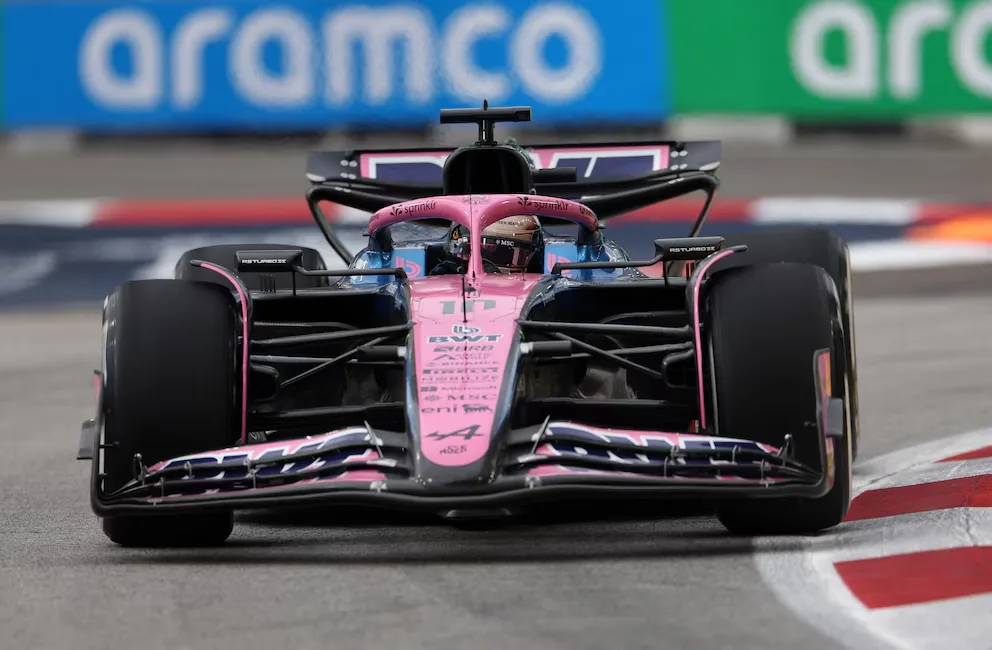Colapinto quedó en el fondo durante las primeras prácticas del Gran Premio de Singapur