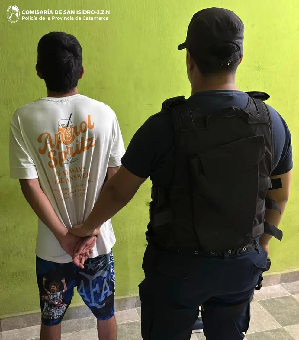 Catamarca: detienen a un joven de 18 años que intentó cometer un robo domiciliario en Valle Viejo