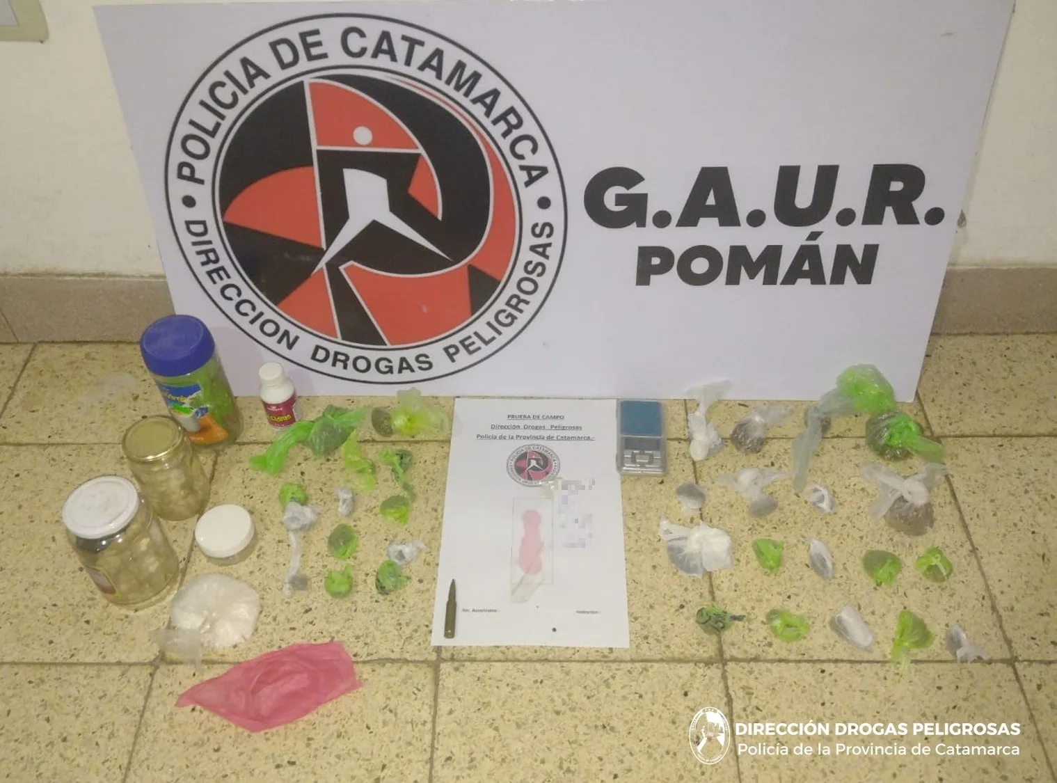 Catamarca: secuestran marihuana y detienen a un hombre en Pomán