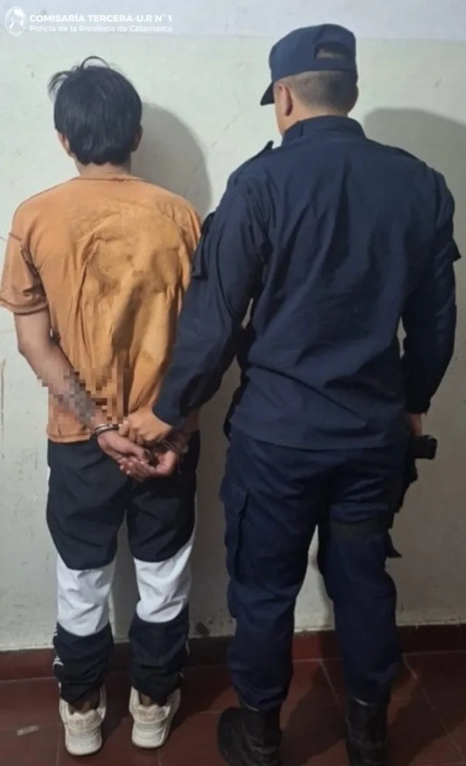 Catamarca: un joven y un adolescente intentaron cometer un robo domiciliario y fueron atrapados por la Policía