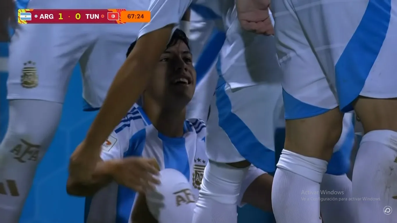Argentina derrotó 1-0 a Túnez y se clasificó a la próxima ronda del Mundial Sub 17