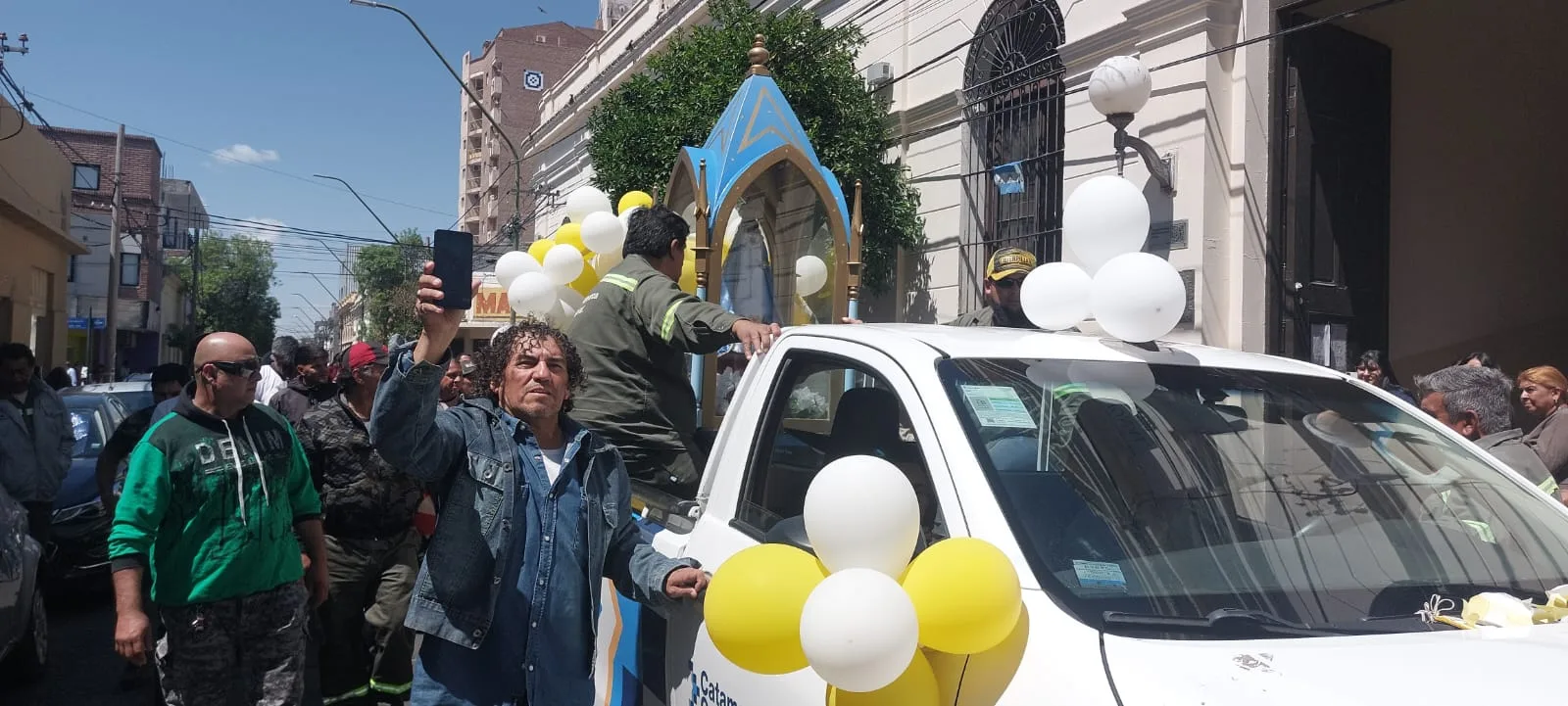 Catamarca: municipales de Capital celebraron su día con misa y peregrinación